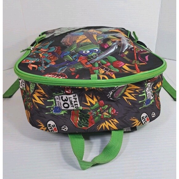 Teenage Mutant Ninja Turtles 17" Backpack Bookbag TMNT Kids School Bag Laptop - Picture 6 of 8